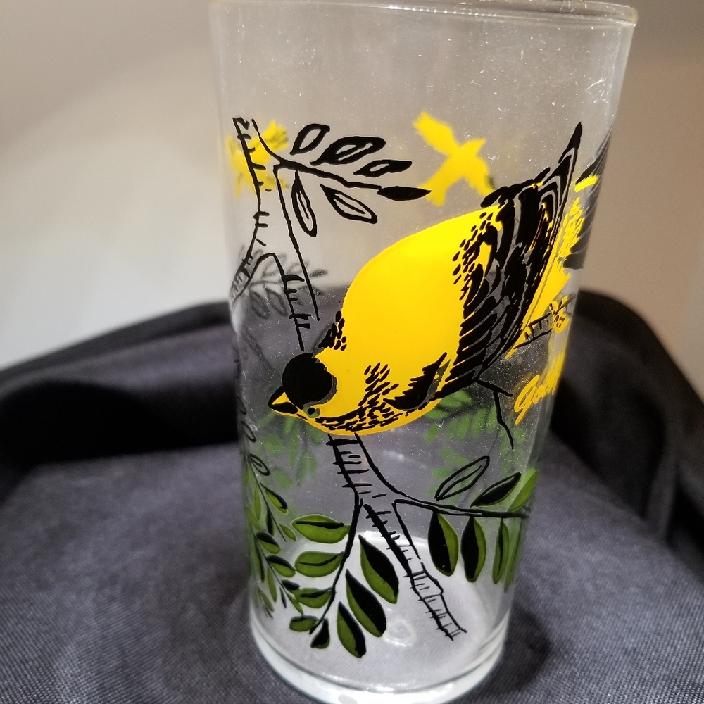 Goldfinch Federal glass thin Bottomed juice glass